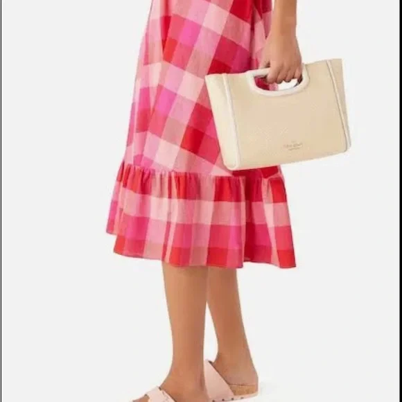 NWT!!!! Kate Spade Alexia Straw Crossbody Clutch - Picture 4 of 7